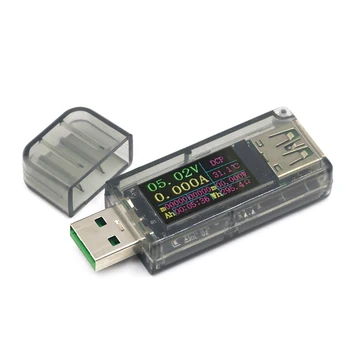 5A USB tester ecran color de Tensiune ampermetru de putere capacitate de încărcare rapidă protocol încărcător de încărcare comoară