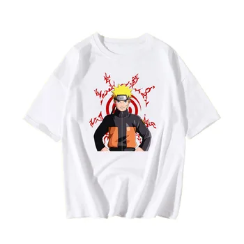 Vara Amuzant Naruto Alb T Shirt Anime Japonez Taitei Tricou Barbati pentru Femei Graphic T-shirt Îmbrăcăminte Tricou Imprimat cu Maneci Scurte Sus