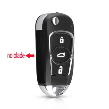 KEYYOU Modificat Flip Key Remote Shell Fob Pentru Cheie Hyundai I20 I30 IX35 Solaris Sonata Elantra Accent Pentru Kia K3 Rio Nu Lamă