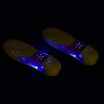 18W UE/SUA Plug Masina de Curse Forma Voilet Lumina Pantofi Uscător de Picior Protector de Boot Miros Deodorant Dezumidificarea Dispozitiv Pantofi Uscător de Încălzire