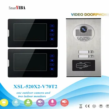 SmartYIBA Video Interfon Kituri Pentru 2 până la 12 etaje Clădiri de Apartamente RFID Soneria Ușii Telefon, Interfon, Sistem de Securitate