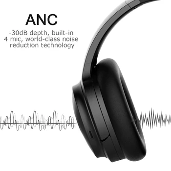 Eastin SE7 Fone ANC Activ de Anulare a Zgomotului Căști Bluetooth setul cu Cască fără Fir cu apt-x microfon pentru telefoane -30dB nivel