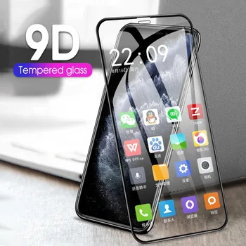 9D Curbat de Protectie Tempered Glass Pentru Telefon 6 7 8 Plus X Ecran de Sticlă Protector 9D Margine Moale Film Pentru iPhone XR XS MAX