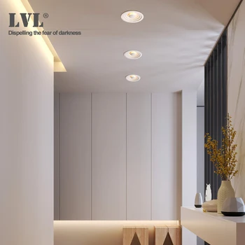 Suprafața Montat LED corp de Iluminat pentru Living, Dormitor, Bucatarie, Hol, Baie, AC 85v-265v Anti orbire Spot luminos Încastrat