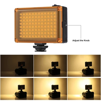 PU4096 96 de LED-Uri LED Lumina Video Studio de Fotografie Lampă cu Lumină LED pentru DSLR Camere foto Camere video Accesorii