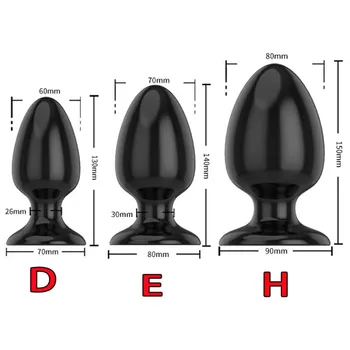 Big butt plug mare ventuza silicon anal prize anus dilatator expander anal margele jucarii sexuale pentru femei anal bile buttplug