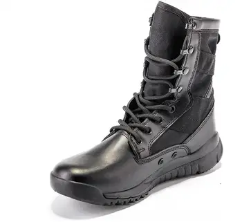 Militare tactice cizme barbati forțele speciale din piele rezistent la apa deșert luptă glezna cizme de armata pantofi pentru bărbați pantofi de drumetii 37-46