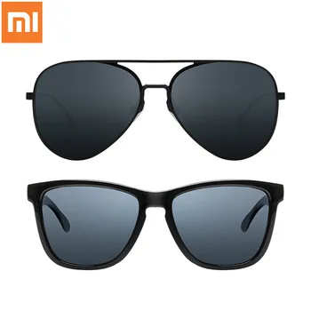 Original Xiaomi Mijia Polarizat ochelari de Soare Clasic Pătrat/Pilot ochelari de soare, lentile de auto-reparare ușoară zgârietură Anti-UV pentru Bărbat Femeie