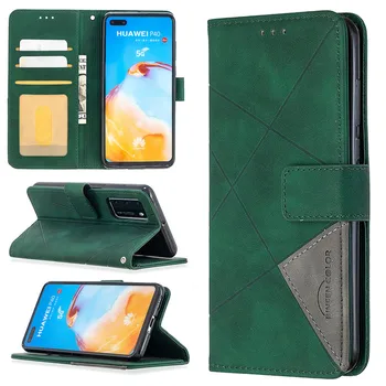 Piele de lux Cazul în care Telefonul Pentru Huawei P40 Pro P30 Lite E Y5p Y6p Y7p Y6s P Inteligente 2020 Onoare 9A 9C 9 8A Wallet Flip Cover Coque