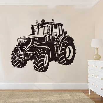 Băieții Cameră Pepinieră Copii, Sala De Desene Animate, Tractor, Camion, Vehicul Auto Autocolant De Perete De Decorare Dormitor Vinyl Wall Art Decor 1559