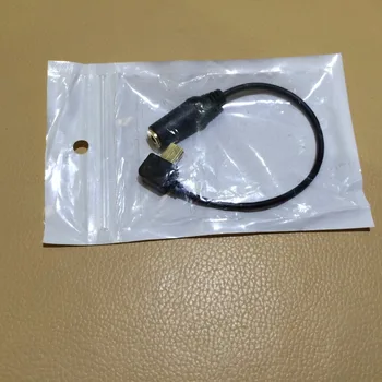 1buc Placat cu Aur 3.5 mm Audio de sex Feminin Jack să 10Pin Mini USB Cablu Adaptor Pentru GoPro Hero 3 3+ 4 Camera de Înregistrare de Cablu pentru Microfon
