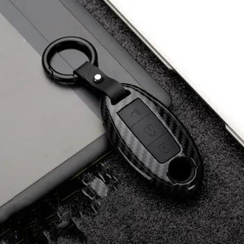 Aliaj de Zinc 3 Butonul auto Smart key fob caz acoperire Sac de piele Pentru Nissan Infiniti EX FX G25 G37 FX35 EX25 EX35 FX37 EX37 Q60 QX50