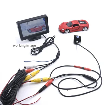 AHD Auto retrovizoare cu Camera Auto Monitor 14/16MM Fisheye 6 Lentile de Sticlă rezistent la apa Culoare Imagine Camera Video