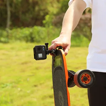 180 de Grade rotative clip Biciclete clip Multifuctional Skateboard Montare Suport Clip pentru GoPro Hero 8 7 6 5 4 3 Accesorii aparat de Fotografiat