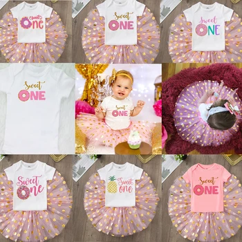 Dulce Baby Girl Primul 1st Birthday Party Dress Drăguț Tutu Roz Tort de Haine pentru Sugari Rochii Fete pentru Copii Haine Botez 0-12M