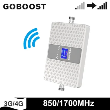 GOBOOST Repetor Banda 4 Banda 5 dual Band Amplificator de Semnal 3g 4g Telefon Mobil Amplificator 850 1700 MHz Repetor
