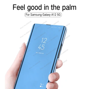 Smart Mirror Caz Magnetic Flip Pentru Samsung Galaxy S21 Ultra S21 Plus, S 21 5G Sta Capacul Telefonului Coque Pentru Galaxy S21 Ultra 5G