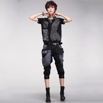 Max LuLu Noi 2019 Moda Stil Coreean Doamnelor Vara Topuri Și Pantaloni Denim Femei Set De Doua Bucati De Sex Feminin Dantela Haine Costume Sexy