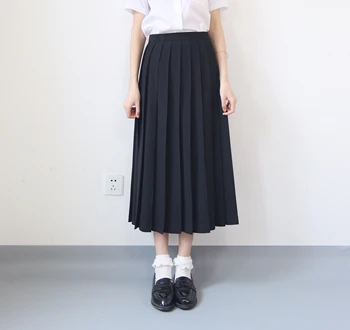 New Sosire fusta Plisata Primavara Toamna Fusta Feminin talie Mare JK Uniformă Fusta Japoneză JK Fată Școală Uniformă de Marinar se Potriveste