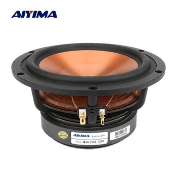 AIYIMA 6.5 Inch Midrange Woofere de Sunet Hifi Speaker 4 8 Ohmi 100W Bass Aluminiu Muzica Difuzor Boxe DIY Pentru Raft