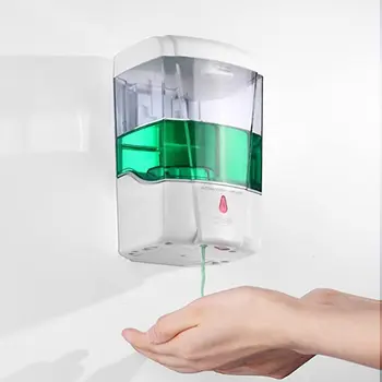Smart Gel de Alcool Dezinfectant Dezinfectant, actionare Automata cu Senzor Dozator Sapun 700ml montat pe Perete Dozator de Săpun
