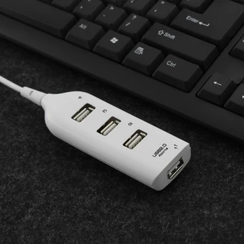 10 buc Mini-USB 2.0 Hi-Speed 4-Port Hub USB Splitter Hub Adaptor Pentru PC, Laptop Pentru Hard Disk-uri Portabile