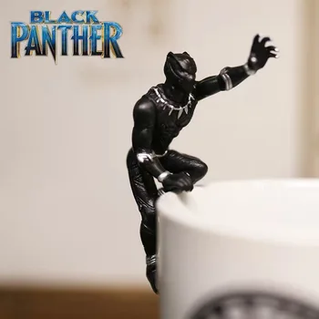 Disney Marvel Black Panther X-Men Deadpool Hulk Thor figurina Model Anime Mini Papusa Decor din PVC Colecție de Figurine Jucarii