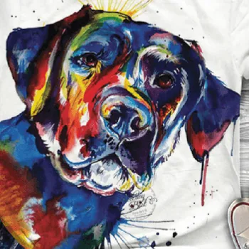 3D Câine Animal Tipărite O-Gât T Cămașă Femei Plus Dimensiune Femei Tricou Tricou Femme Maneci Scurte Topuri Tricou T-Shirt Topuri de Vara