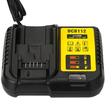 DCB112 Înlocuire Baterie Li-Ion Încărcător pentru Dewalt 12 V 14.4 V 18V Litiu Celule Baterie ia preț！