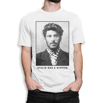 Stalin a Fost Un Hipster Retro Tricou, Bărbați, Femei de Toate Dimensiunile Pentru Tineri de Varsta Mijlocie The Elder Tricou