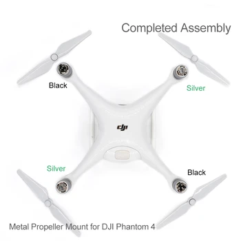 Accesorii pentru DJI phantom 4 Elice de Metal Suport de Montare pentru Phantom4 Silve negru Suport Adaptor pentru conectorul motorului drone piese