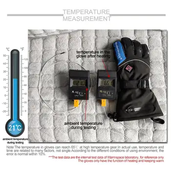 Încălzit De Cald Mănuși De Schi Alimentat Cu Baterii Electrice De Căldură Manusi Unisex Impermeabile De Iarna Manusi Termice Pentru Motociclete De Echitatie Tabără