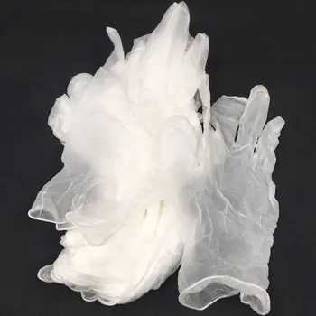 100BUC Transparent Alimente Grad de Unică folosință Mănuși din PVC Anti-statice din Plastic DIY Rășină Epoxidică Forme de Luare de Bijuterii Accesorii scule