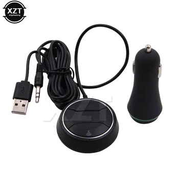 Car Kit Bluetooth 4.0 Speaker-ul Telefonului Mobil Încărcător USB 3.5 mm AUX Hands Free Wireless cu 3.1 Un Dual USB Masina Încărcător
