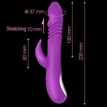 Întinde USB Reîncărcabilă vibratoare bagheta pentru femei baie AV baghetă magică masaj Vibrator sex produs vagin Jucarii Sexuale pentru Femei