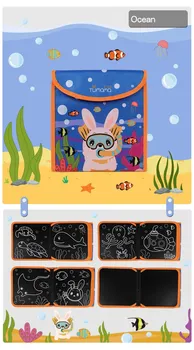 Copilul Placa de Desen Cartea Carte de Colorat Animale DIY Tablă Pictura cu Acuarela Pixuri pentru Copii Jucarii Portabil poate fi ștearsă Cadou Copil