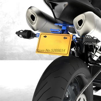 LED CNC Aluminiu Motociclete de Licență de Înmatriculare, Titularul acoperire Pentru Z1000 2008 Crf 250 De materiale Plastice Duke 200 De Roman Domnește Xadv