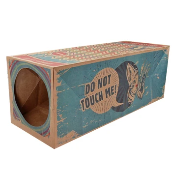 Amuzant Pisica De Companie Tunel Interactive Jucărie Pisica Pliabil Pisoi Jucarii 2 Găuri De Carton Cat Tunel Pentru Catelus Animale Mici De Iepure