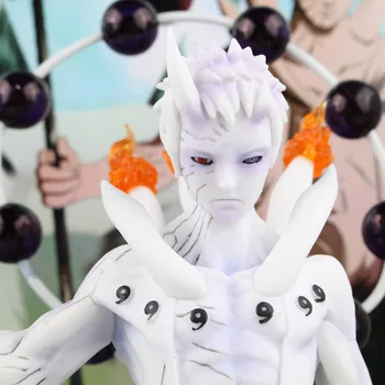 25cm Naruto Shippuden Uchiha Obito Anime figurina PVC de Colectare de jucării pentru cadou de crăciun