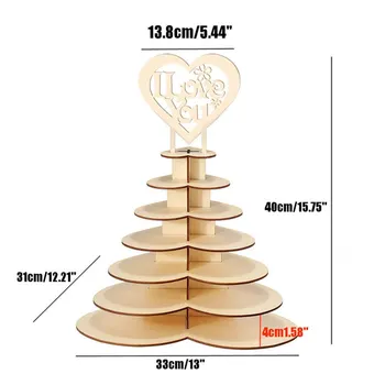 Lemn în formă de Inimă, Inima de Ciocolata Copac Ferrero Rocher Ciocolata Sta Nunta Display Stand Central Bomboane Decor