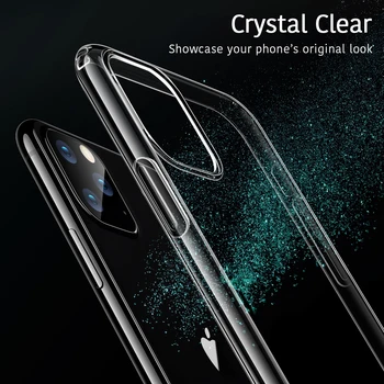 VSH Telefon Caz pentru iPhone SE 2020 Caz TPU Clear Cover pentru iPhone SE 2nd Gen 11 Pro X XR XS Max 8 7 Plus 6s Transparent Caz Nou