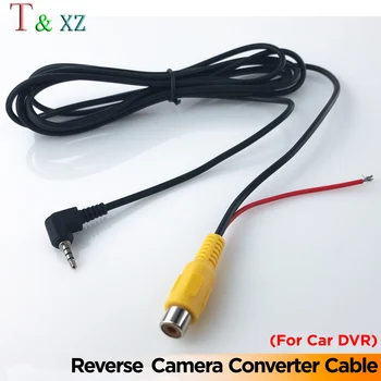 T& xz RCA la AV de 2,5 MM ÎN Cablu pentru Auto DVR Cam corder de Parcare Spate Vedere aparat de Fotografiat Adaptor de asistență de parcare