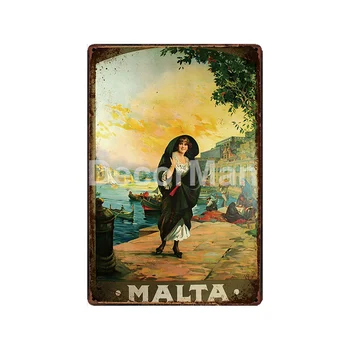 [ DecorMan ] ALASKA, New York, Mexic, CUBA Venic TIN SEMN Personalizat cu ridicata Picturi Murale Bar PUB Decor LT-1890