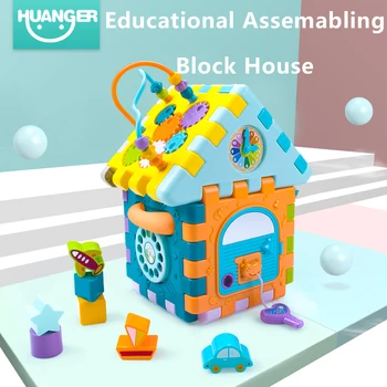 Huanger Colorate Geometrice Cub De Jucărie Copil Matematica Blocuri Jucarii Pentru Copii De Învățământ De Dezvoltare Cutie Unisex Jucarii Cadou