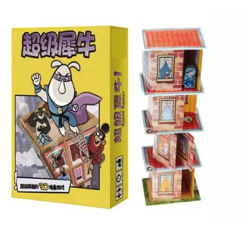 Noul Super Rhino Tabla De Joc 2-5 Jucători Amuzant Jocuri De Carti Hârtie De Înaltă Calitate Joc De Petrecere/Familie