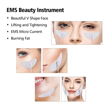 EMS Fata Silmming Masaj Lifting facial Electric Stimulator Muscular Față Subțire de Grăsime Arde de îngrijire a tenului Slăbire Piele de Ridicare Instrumente de Frumusete