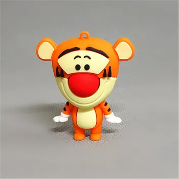 Kawaii Disney Figura Păpuși Mickey Mouse Cusatura Donald, Winnie the Pooh PVC 7cm Mickey Minnie Mouse pentru Copii Tort de Decorare Jucării Cadouri