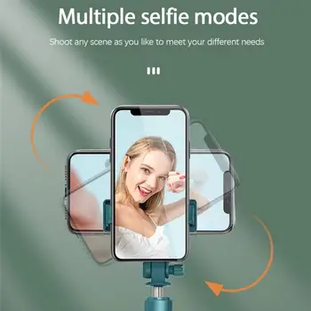 3 in 1 Wireless Bluetooth Selfie Stick Pliabil Mini Trepied, Monopod Extensibil cu Control de la Distanță Suport de Telefon Mobil Stand