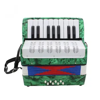 Acordeon 17 Profesionale Cheie Mini Acordeon Educativ Instrument Muzical Cadență Banda pentru Ambele Copii și Adulți 4 Culori Opțional