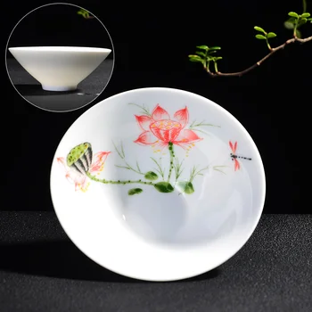 Mâna portelan Pictat Ceașcă de ceai 1buc,stil Chinezesc model ceramice cești de ceai,Kung Fu Ceașcă de ceai,accesorii de Ceai Puer set de ceasca